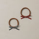 Noralee - Baby Bow Headband - Ruby / Green