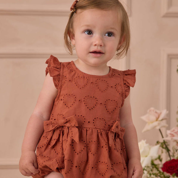 Noralee - Betsy Romper - Red