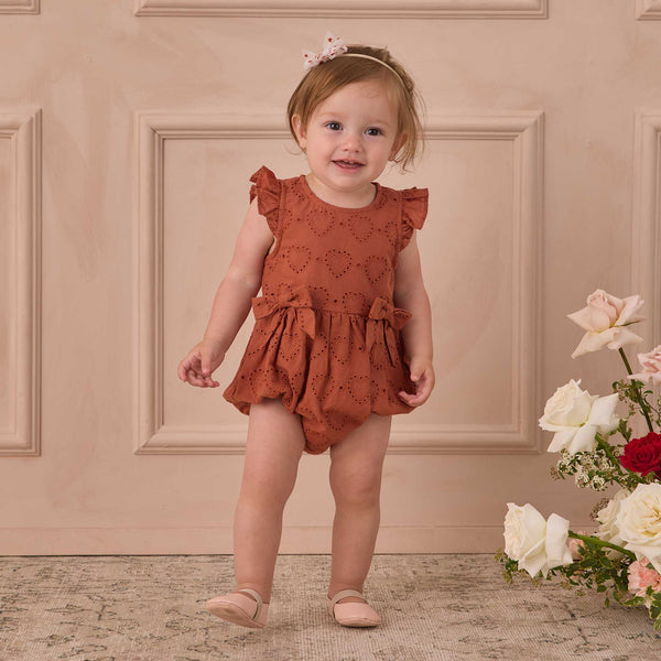 Noralee - Betsy Romper - Red
