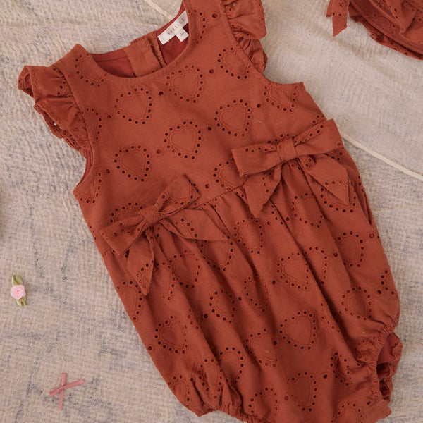 Noralee - Betsy Romper - Red