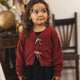 Noralee -  Bow Cardigan - Ruby