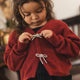 Noralee -  Bow Cardigan - Ruby