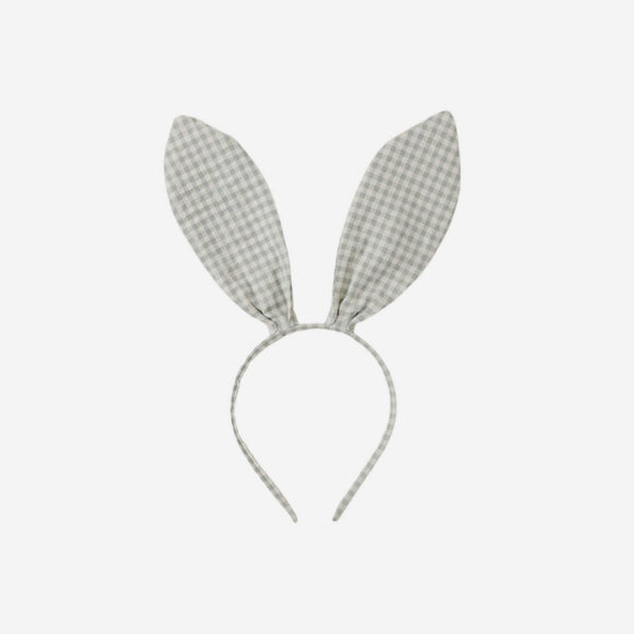 Noralee - Bunny Headband - Eucalyptus Check