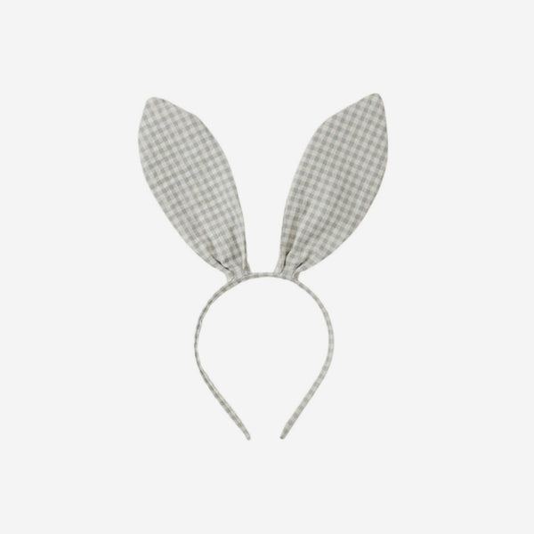 Noralee - Bunny Headband - Eucalyptus Check