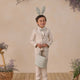Noralee - Bunny Headband - Eucalyptus Check