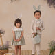 Noralee - Bunny Headband - Eucalyptus Check