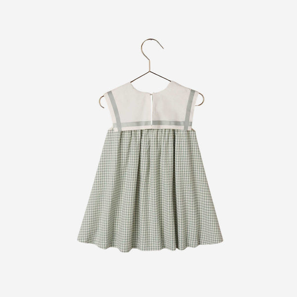 Noralee - Daisy Dress - Eucalyptus Check