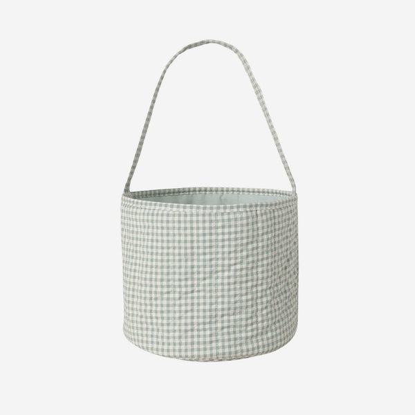 Noralee - Easter Basket - Eucalyptus Check 