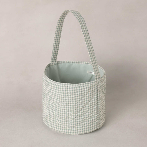 Noralee - Easter Basket - Eucalyptus Check 