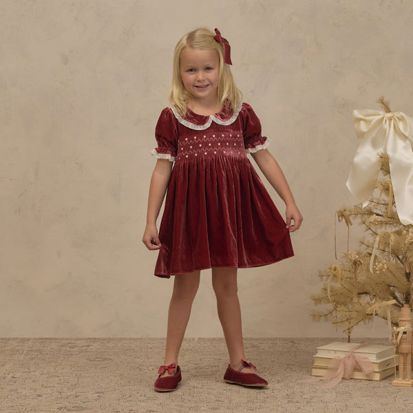 Noralee -  Elizabeth Dress - Ruby