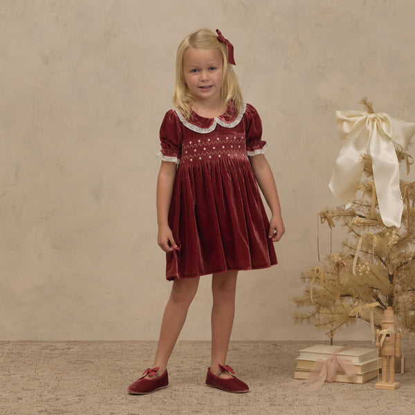 Noralee -  Elizabeth Dress - Ruby