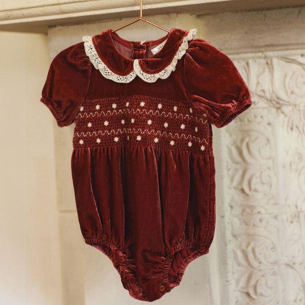 Noralee -  Elizabeth Romper - Ruby