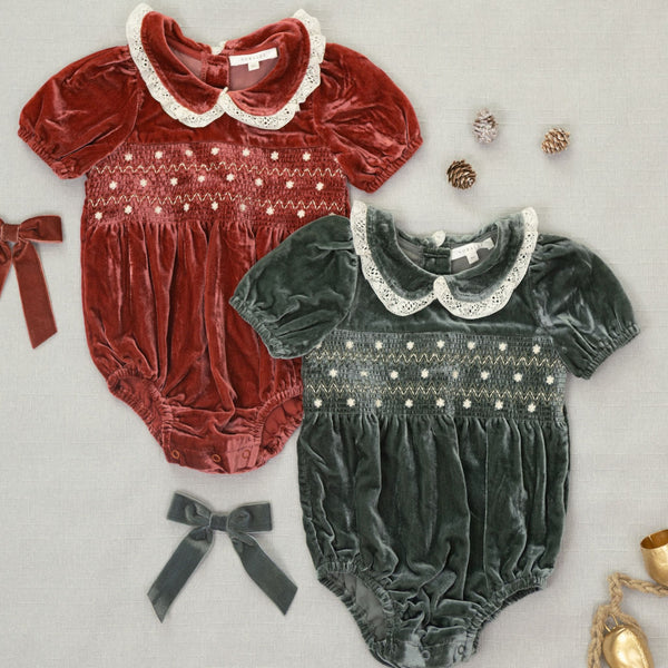 Noralee -  Elizabeth Romper - Ruby
