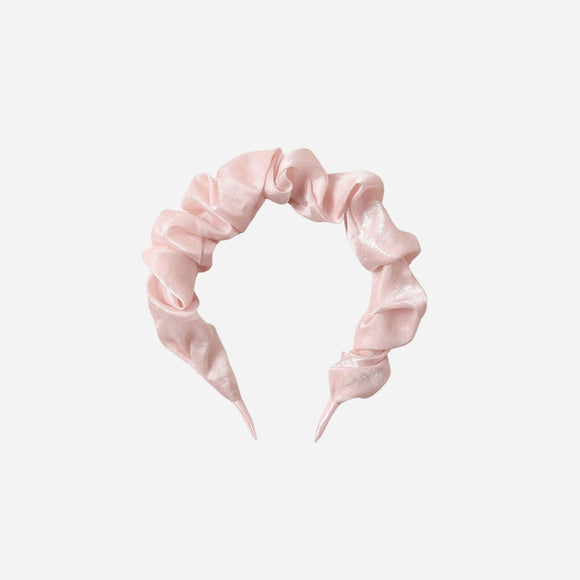 Noralee - Gathered Headband - Rose Shimmer