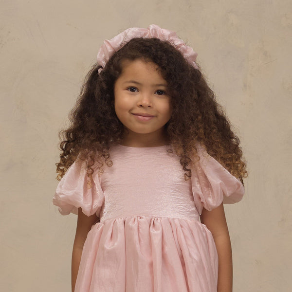 Noralee - Gathered Headband - Rose Shimmer