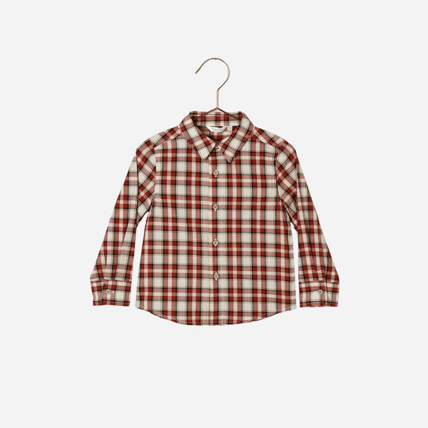 Noralee -  Harrison Button Down - Holiday Tartan