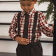 Noralee -  Harrison Button Down - Holiday Tartan