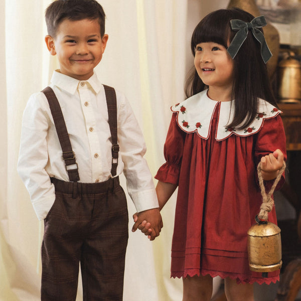 Noralee -  Mabel Dress - Ruby