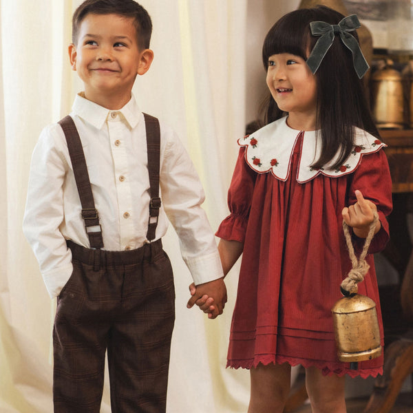 Noralee -  Mabel Dress - Ruby