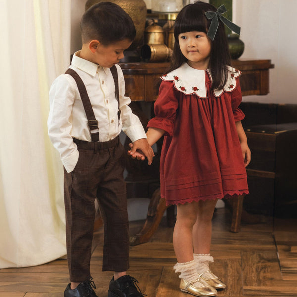 Noralee -  Mabel Dress - Ruby