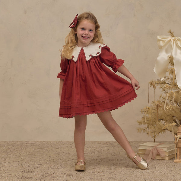 Noralee -  Mabel Dress - Ruby