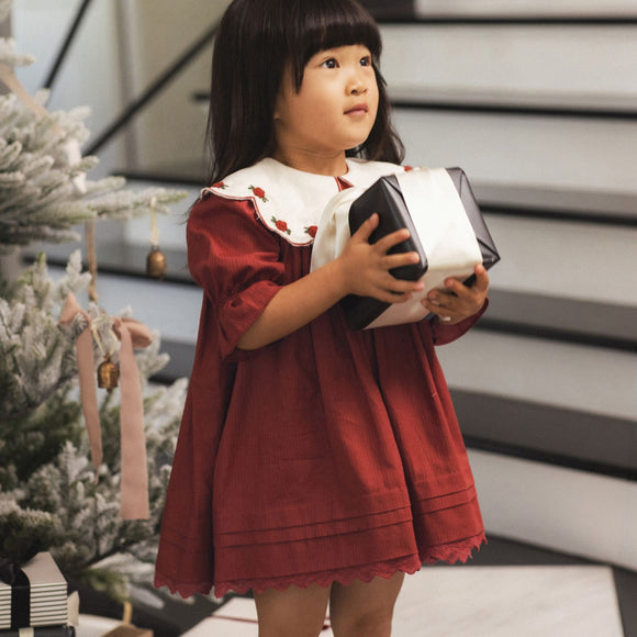 Noralee -  Mabel Dress - Ruby