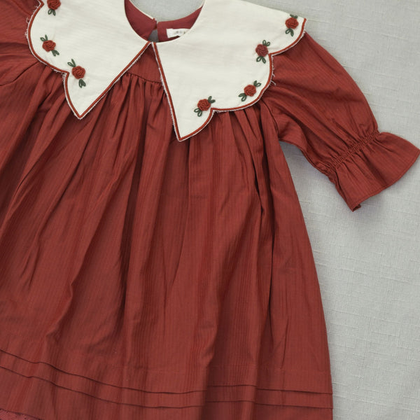 Noralee -  Mabel Dress - Ruby