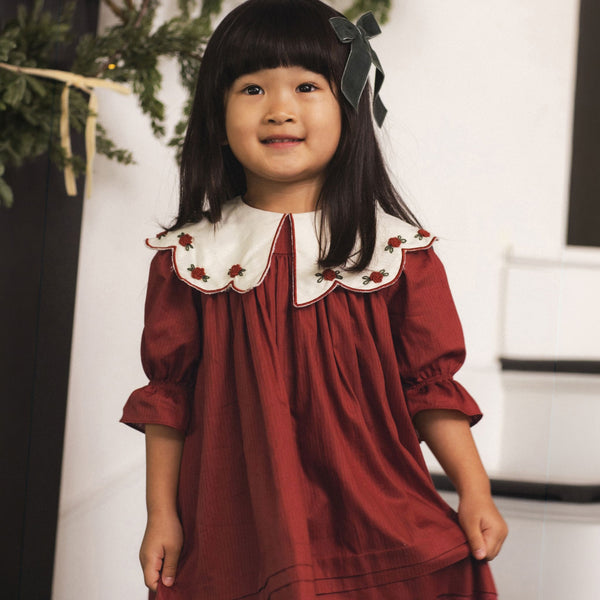 Noralee -  Mabel Dress - Ruby
