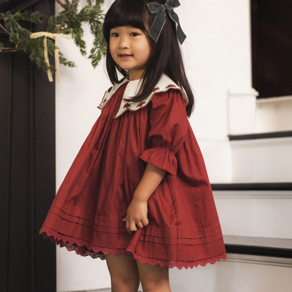 Noralee -  Mabel Dress - Ruby