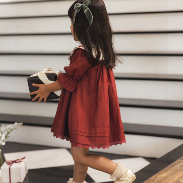 Noralee -  Mabel Dress - Ruby