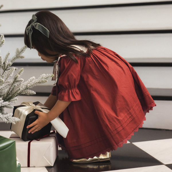 Noralee -  Mabel Dress - Ruby