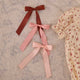 Noralee - Satin Ribbon Bows - Blush, Red, Pink