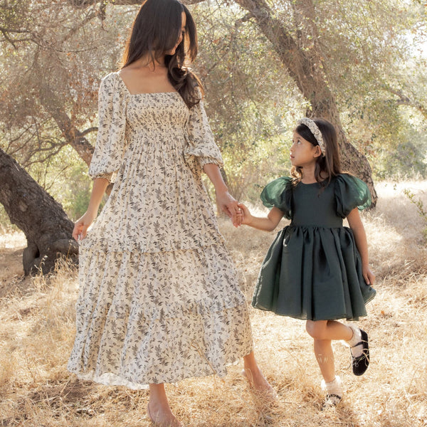 Noralee -  Sofia Dress - Green Shimmer