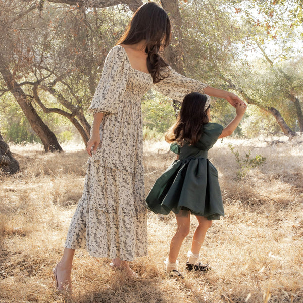 Noralee -  Sofia Dress - Green Shimmer