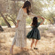 Noralee -  Sofia Dress - Green Shimmer
