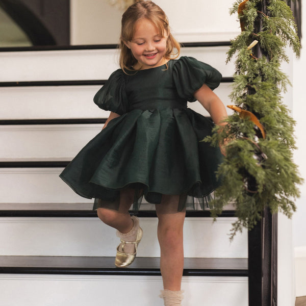 Noralee -  Sofia Dress - Green Shimmer