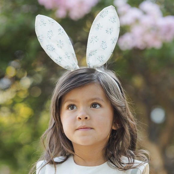 Noralee - Bunny Headband - Summer Ditsy | Girls Bunny Ear Easter Headband