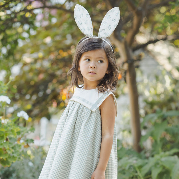 Noralee - Bunny Headband - Summer Ditsy | Girls Bunny Ear Easter Headband