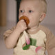 Oli & Carol - Ramona the Radish Pacifier Clip