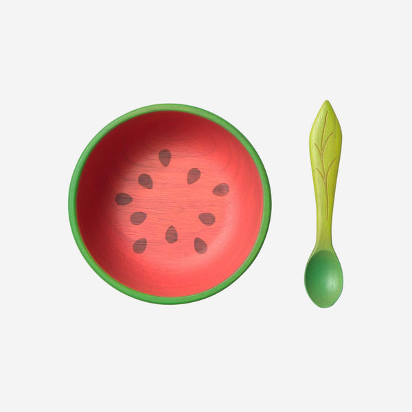 Oli & Carol US - Wally the Watermelon Bowl & Spoon Set