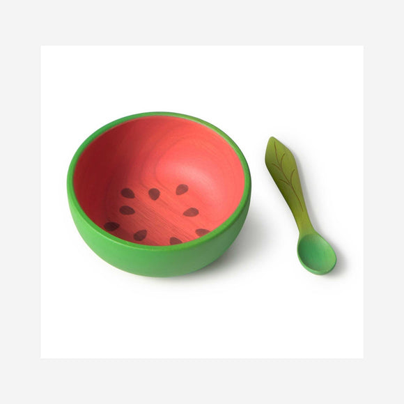 Oli & Carol US - Wally the Watermelon Bowl & Spoon Set