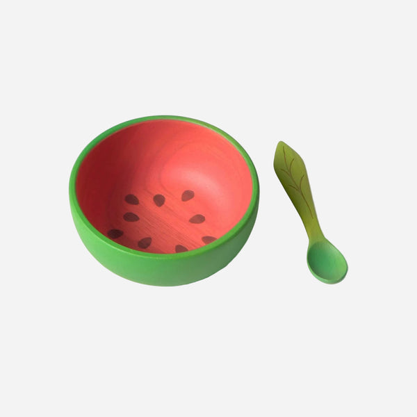 Oli & Carol US - Wally the Watermelon Bowl & Spoon Set