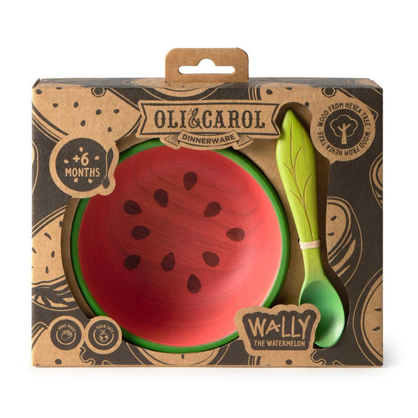 Oli & Carol US - Wally the Watermelon Bowl & Spoon Set