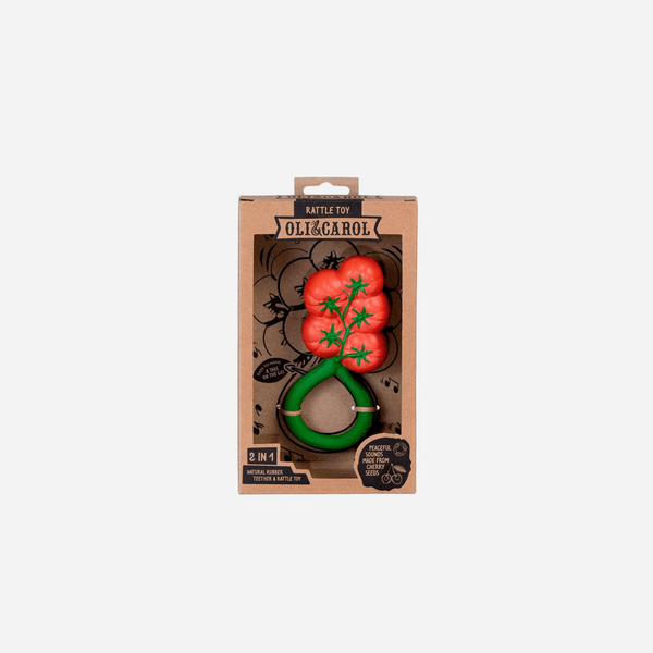 Oli & Carol US - Tomato Rattle Toy