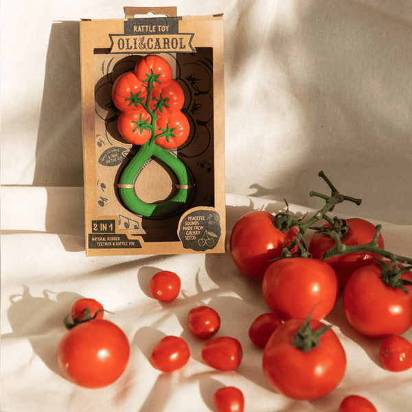 Oli & Carol US - Tomato Rattle Toy