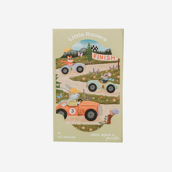 Once Upon a Puzzle U.S - Little Racers 40 Piece Mini