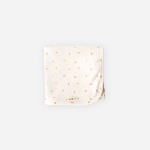 Oolie - Organic Baby Blanket – Gold Sprig