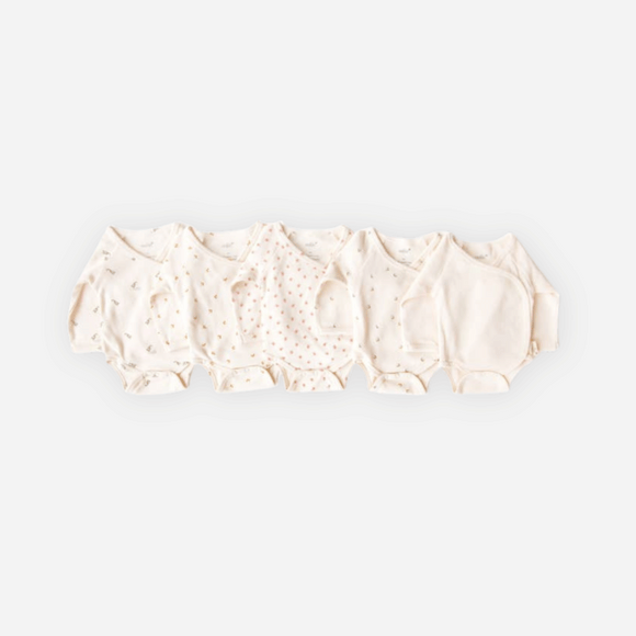 Oolie - Organic Baby Bodysuit NB- Runner Ducks