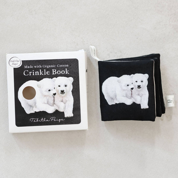 Paige Tate & Co.  - Organic Tummy Time Crinkle Book for Baby