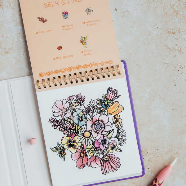 Paige Tate & Co. - Watercolor with Me: Flower Fairies: A Water Reveal Book
